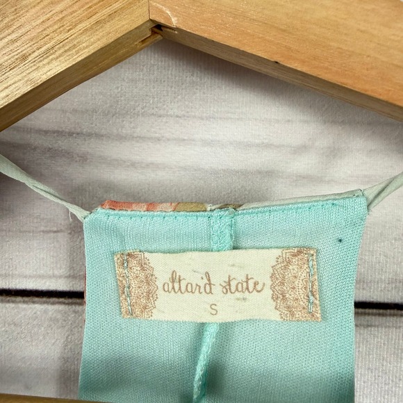 Altar'd State Floral Print Cami Tank Top Sleeveless Blouse - Size S - Picture 3 of 7